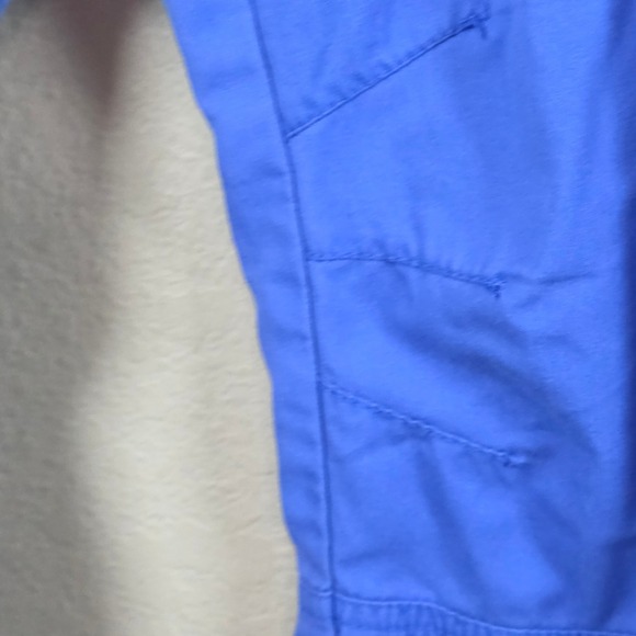 Kathy Peterson Scrub Pants Blue Cargo Drawstring Waist Size M 701 nurse RN gift - Picture 4 of 13